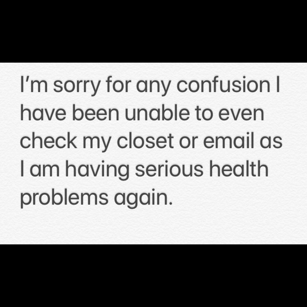 Temporary closure due to medical problems